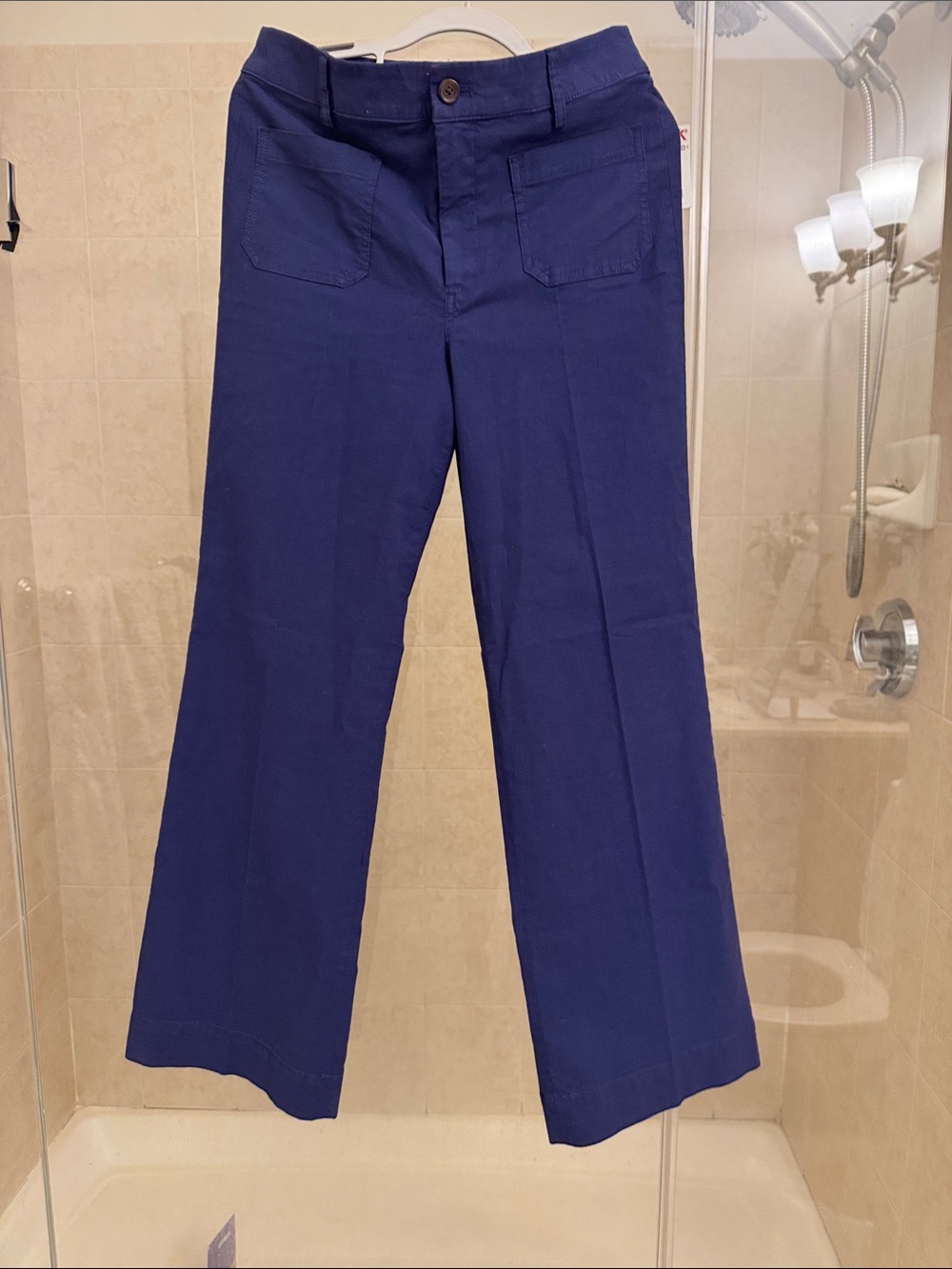 J. Crew Deep Navy Straight-Leg Chinos